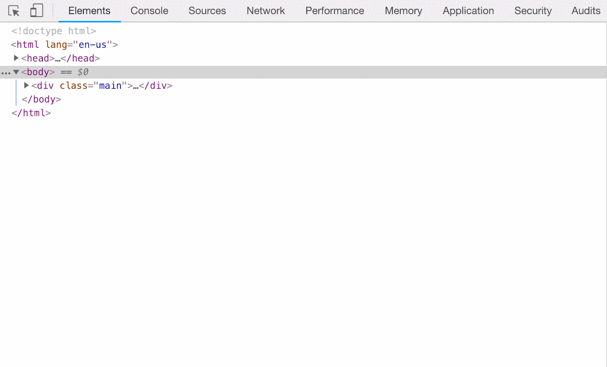 GIF showing an example of fetching GraphQL data using fetch in the browser console